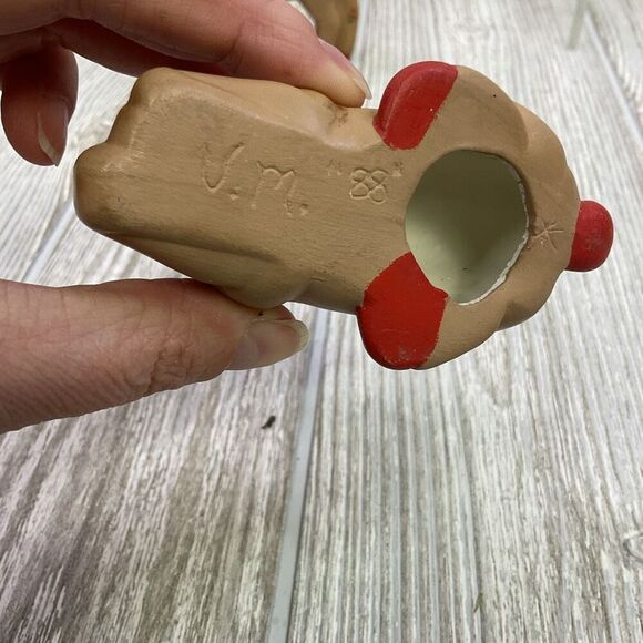 Vintage Hand Painted Kimple Molds Christmas Reindeer Set 6 1988 - Picture 4 of 11